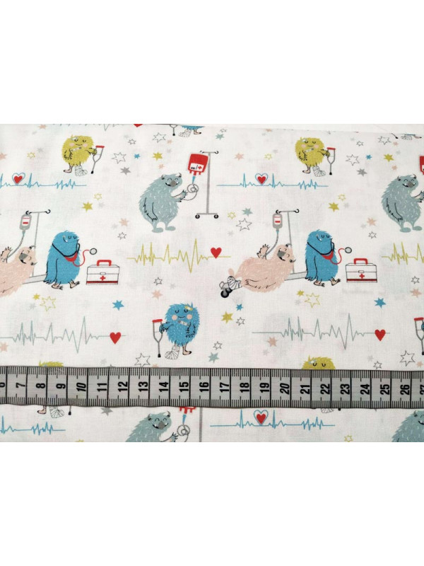 Tela médicos monstruitos medidas