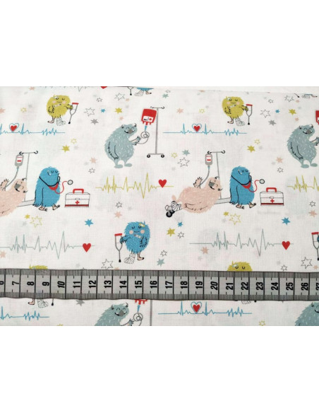 Tela médicos monstruitos medidas