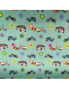 Tela vehículos años 60