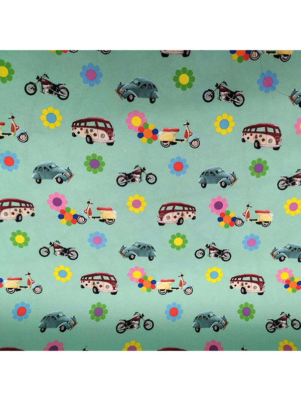 Tela vehículos años 60