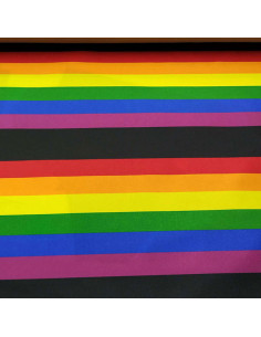 Tela arco iris mascarillas