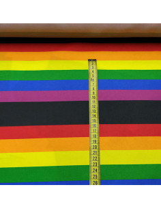 Tela arco iris mascarillas 2