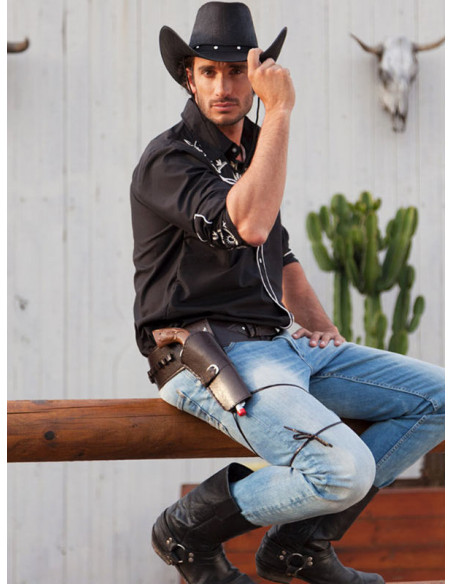 Cartucheras vaquero deluxe para adulto hombre