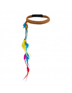 Cinta hippie con plumas 2
