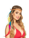 Cinta hippie con plumas