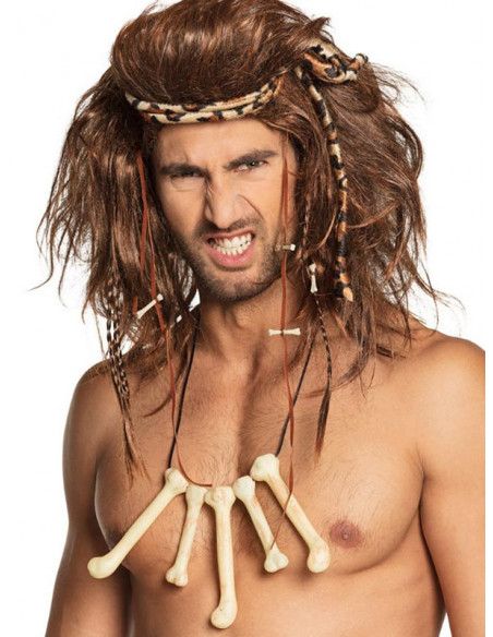 Collar huesos troglodita