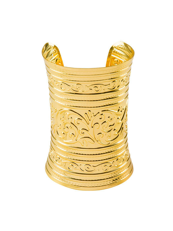Brazalete faraona dorado metal