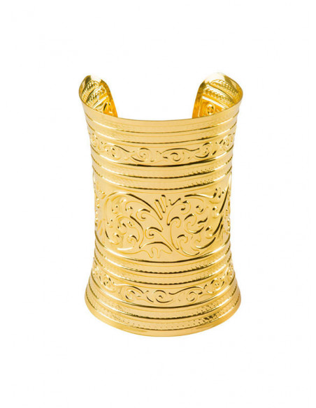 Brazalete faraona dorado metal
