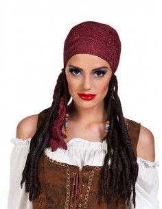 Peluca piratesa rastas