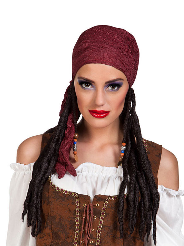 Peluca piratesa rastas