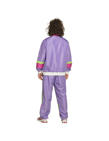 Disfraz chándal años 80 para hombre espalda