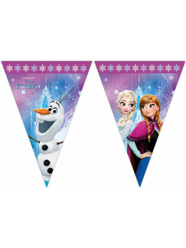 Guirnalda de banderines Frozen
