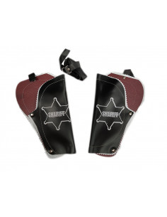 Cartuchera doble sheriff del Oeste