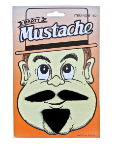 Bigote y perilla caballero