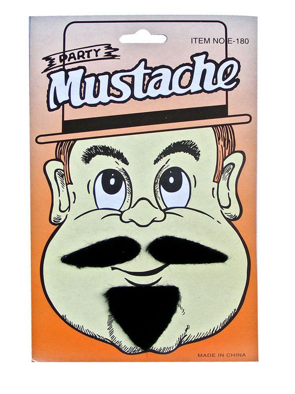 Bigote y perilla caballero