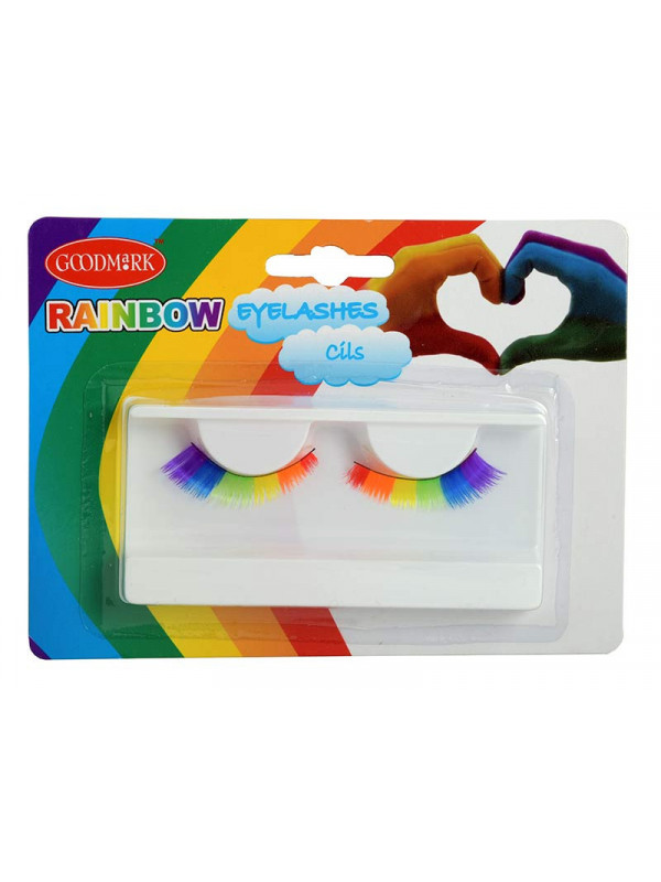 Pestañas arco iris