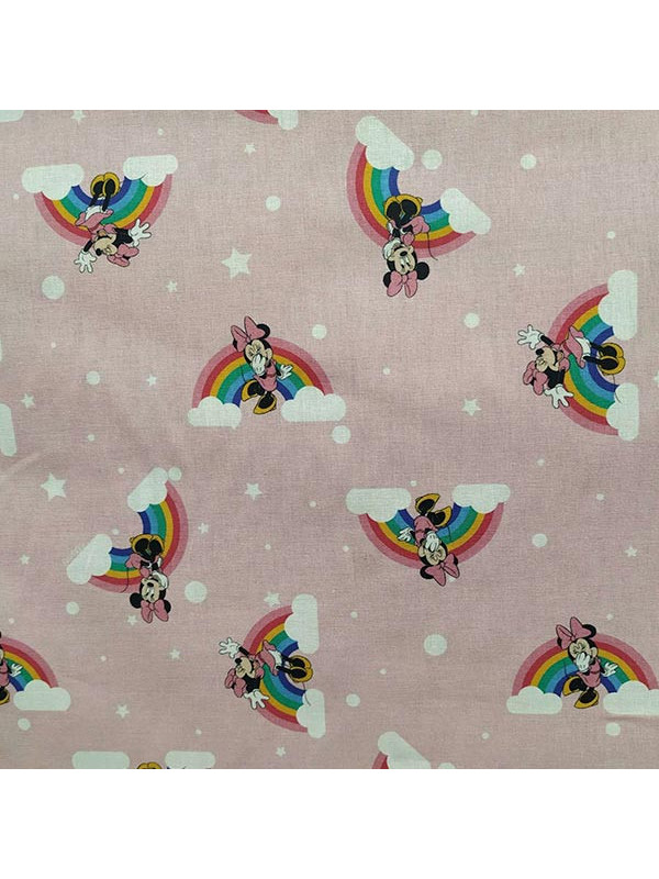Tela Minnie arco iris
