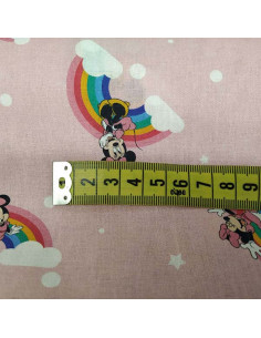 Tela Minnie arco iris 2