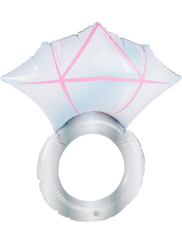 Anillo con diamante hinchable