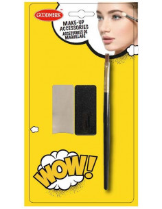 Set de esponja y pincel de maquillaje