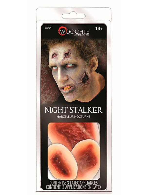 Heridas zombie de látex