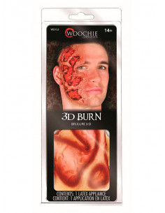 Herida quemadura de látex