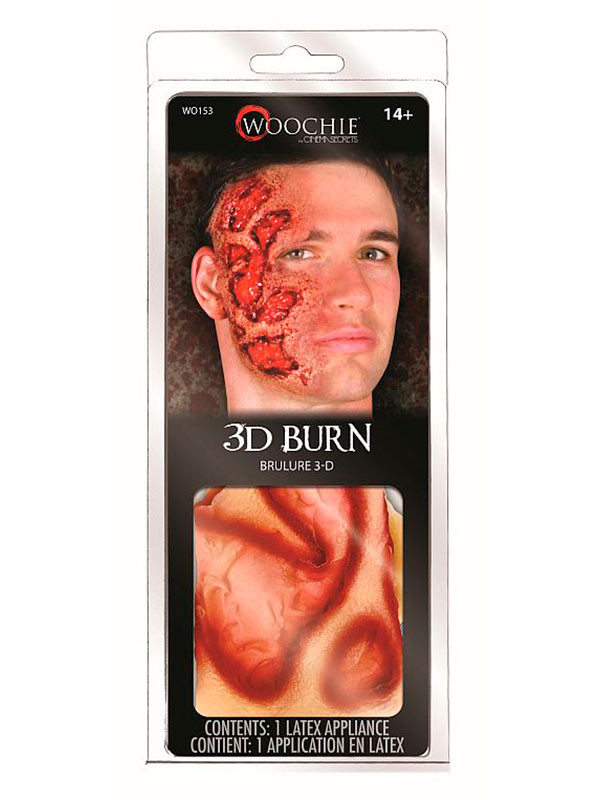 Herida quemadura de látex