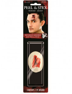 Herida agujero de látex