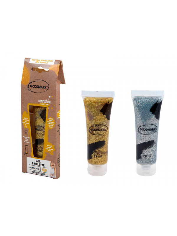 Maquillaje con glitter en gel