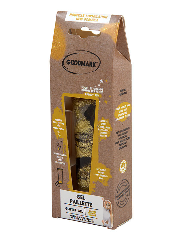 Maquillaje con glitter en gel