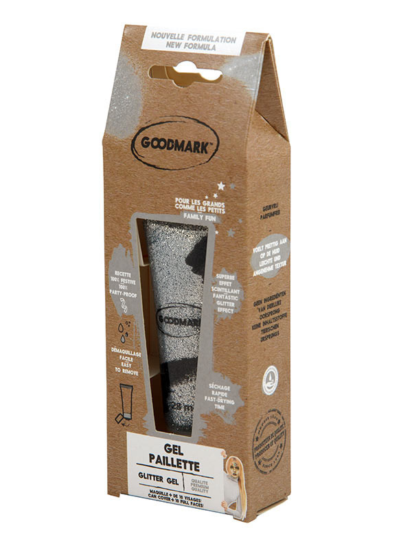 Maquillaje con glitter en gel