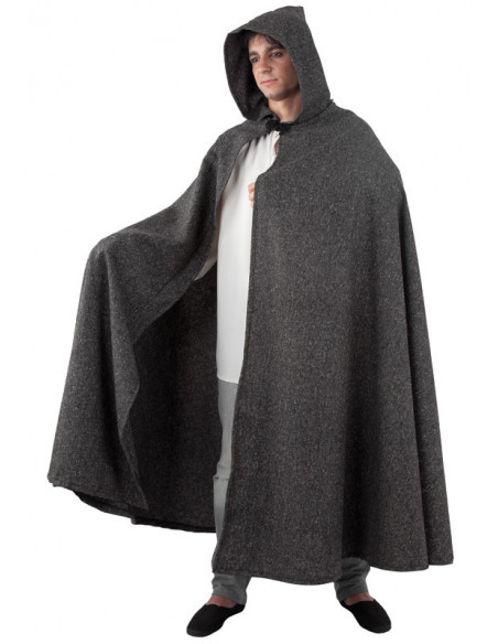 Capa medieval adulto negra