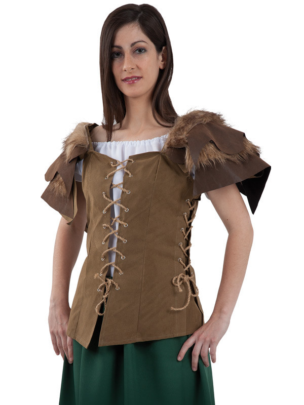 Corpiño cazadora medieval o vikinga