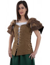 Corpiño cazadora medieval o vikinga