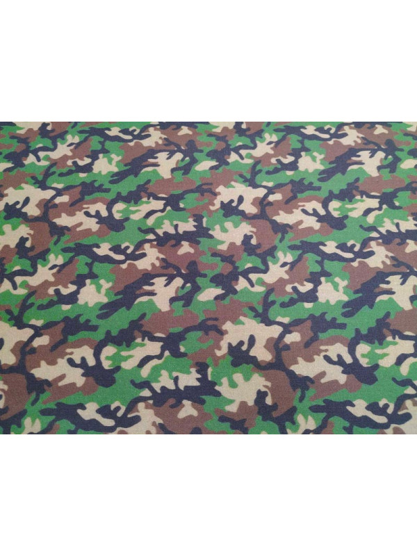 Tela de camuflaje estampada de algodón