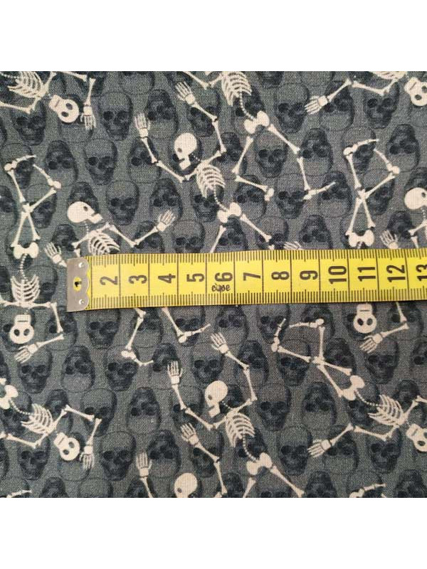 Tela esqueletos de algodón medida