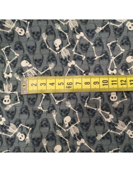 Tela esqueletos de algodón medida