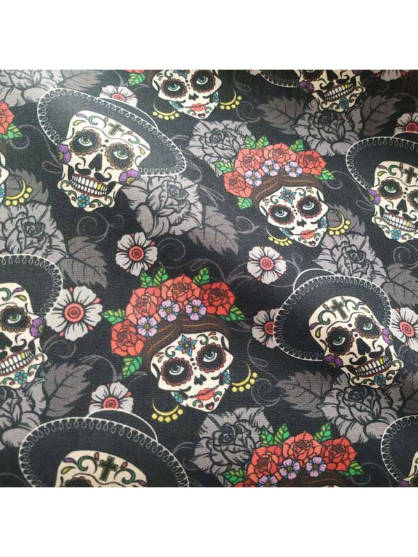 Tela calaveras mexicanas