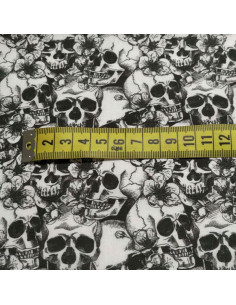 Tela de Calaveras de algodón 2