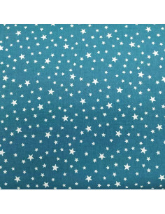 Tela estrellas pequeñas algodón