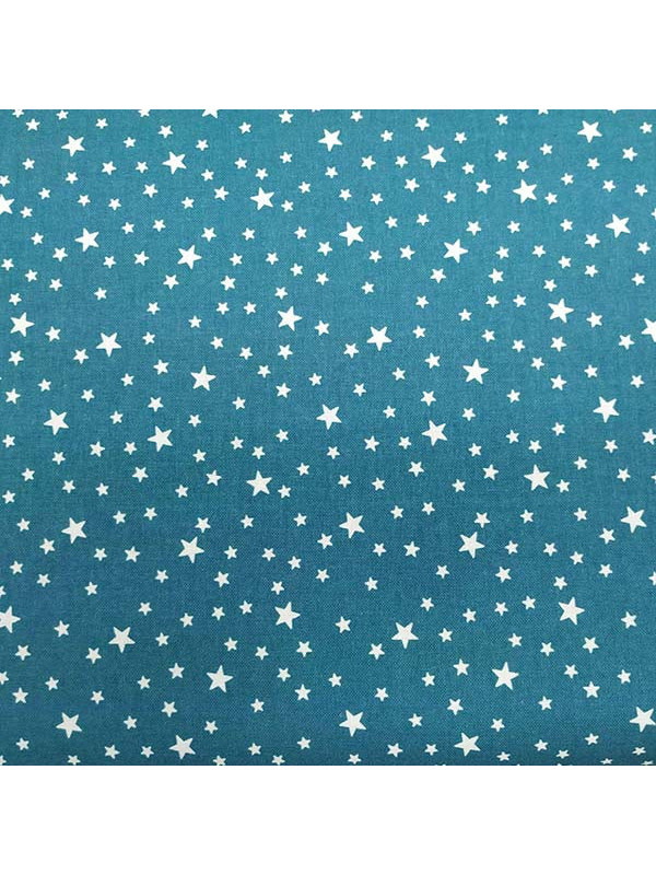 Tela estrellas pequeñas algodón