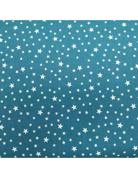 Tela estrellas pequeñas algodón