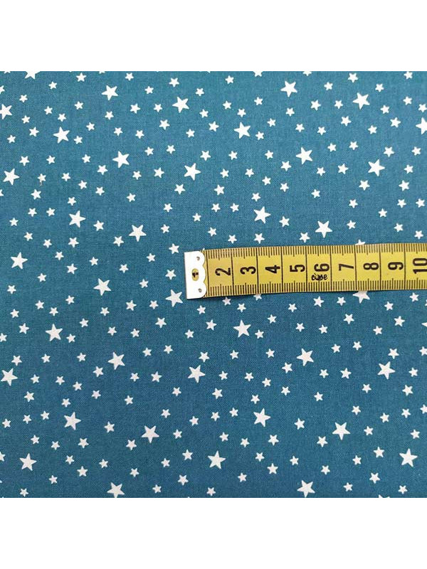 Tela estrellas pequeñas algodón medida
