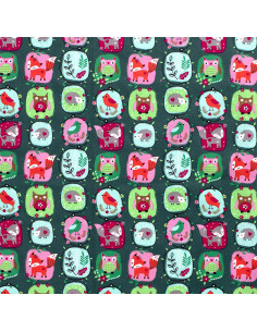 Tela animales del bosque