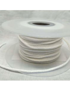 Goma para mascarillas blanca