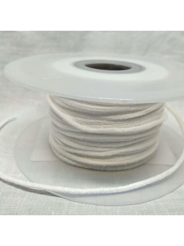 Goma para mascarillas blanca