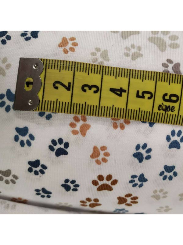 Tela huellas animales medidas