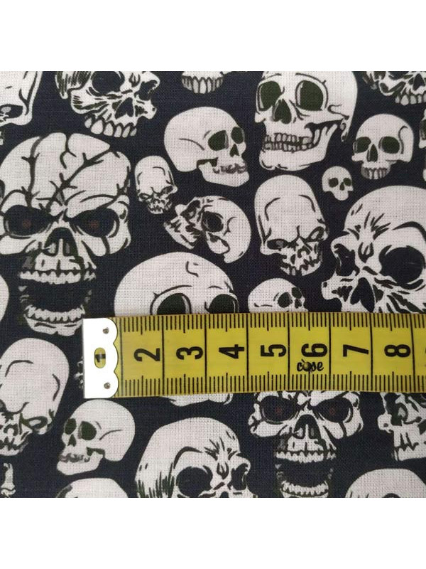 Tela calaveras Halloween medida