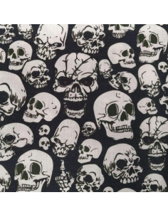 Tela calaveras Halloween