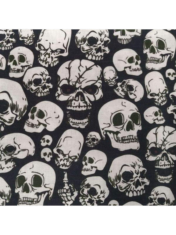 Tela calaveras Halloween